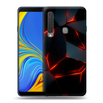Пластиковый чехол на Samsung Galaxy A9 (2018) с принтом Яркие абстракции