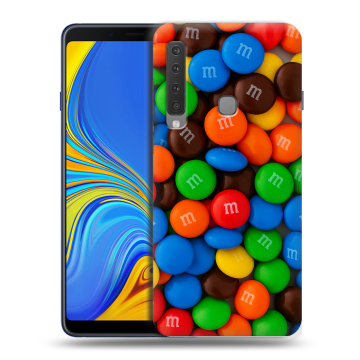 Пластиковый чехол на Samsung Galaxy A9 (2018) с принтом Конфеты