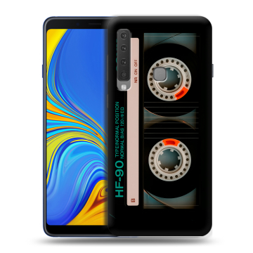 Пластиковый чехол на Samsung Galaxy A9 (2018) с принтом Кассета Пластиковый чехол на Samsung Galaxy A9 (2018) с принтом Кассета