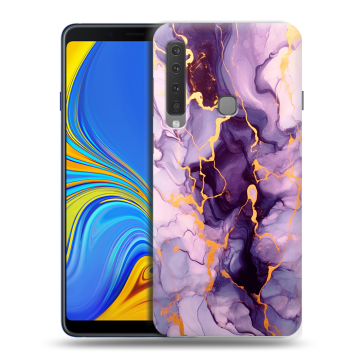 Пластиковый чехол на Samsung Galaxy A9 (2018) с принтом Мрамор Пластиковый чехол на Samsung Galaxy A9 (2018) с принтом Мрамор