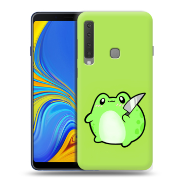 Пластиковый чехол на Samsung Galaxy A9 (2018) с принтом Лягушенок Пластиковый чехол на Samsung Galaxy A9 (2018) с принтом Лягушенок