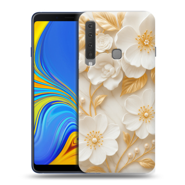 Пластиковый чехол на Samsung Galaxy A9 (2018) с принтом Цветы Пластиковый чехол на Samsung Galaxy A9 (2018) с принтом Цветы