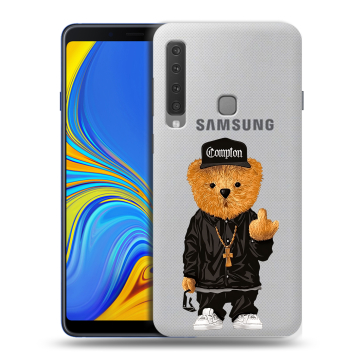 Пластиковый чехол на Samsung Galaxy A9 (2018) с принтом Мишка Пластиковый чехол на Samsung Galaxy A9 (2018) с принтом Мишка