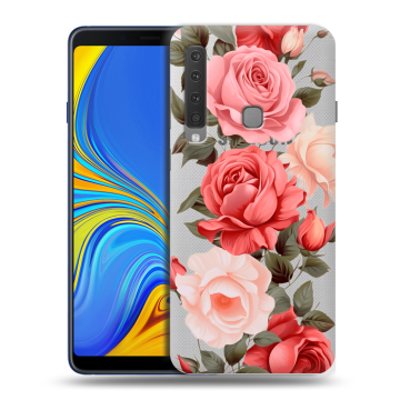 Пластиковый чехол на Samsung Galaxy A9 (2018) с принтом Розы Пластиковый чехол на Samsung Galaxy A9 (2018) с принтом Розы