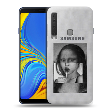 Пластиковый чехол на Samsung Galaxy A9 (2018) с принтом Мона Лиза Пластиковый чехол на Samsung Galaxy A9 (2018) с принтом Мона Лиза