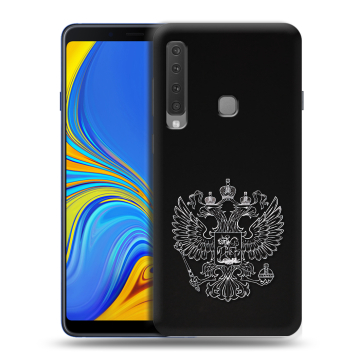 Пластиковый чехол на Samsung Galaxy A9 (2018) с принтом Герб России