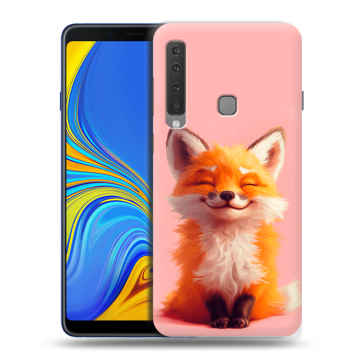 Пластиковый чехол на Samsung Galaxy A9 (2018) с принтом милая лиса Пластиковый чехол на Samsung Galaxy A9 (2018) с принтом милая лиса