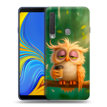Пластиковый чехол на Samsung Galaxy A9 (2018) с принтом сова Пластиковый чехол на Samsung Galaxy A9 (2018) с принтом сова