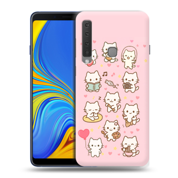 Пластиковый чехол на Samsung Galaxy A9 (2018) с принтом Hello Kitty Хелоу Кити Пластиковый чехол на Samsung Galaxy A9 (2018) с принтом Hello Kitty Хелоу Кити
