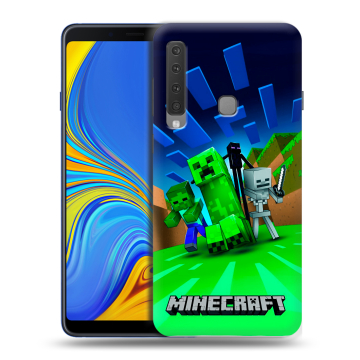 Пластиковый чехол на Samsung Galaxy A9 (2018) с принтом Майнкрафт Пластиковый чехол на Samsung Galaxy A9 (2018) с принтом Майнкрафт