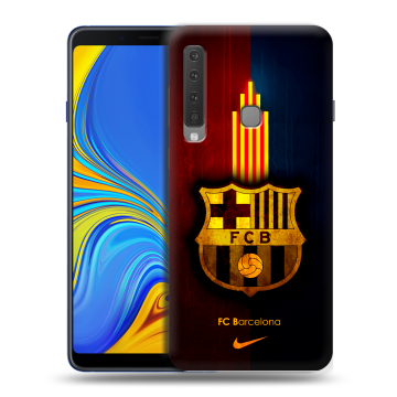 Пластиковый чехол на Samsung Galaxy A9 (2018) с принтом Барселона Barcelona