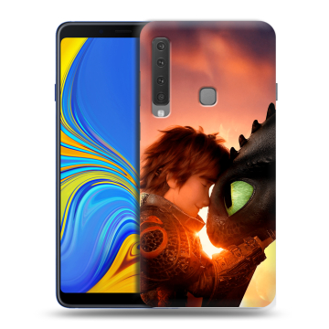 Пластиковый чехол на Samsung Galaxy A9 (2018) с принтом Как приручить дракона Пластиковый чехол на Samsung Galaxy A9 (2018) с принтом Как приручить дракона