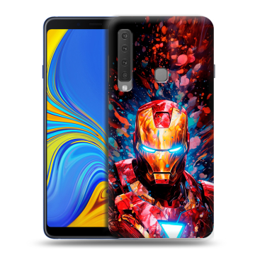 Пластиковый чехол на Samsung Galaxy A9 (2018) с принтом Железный человек Ironman Пластиковый чехол на Samsung Galaxy A9 (2018) с принтом Железный человек Ironman