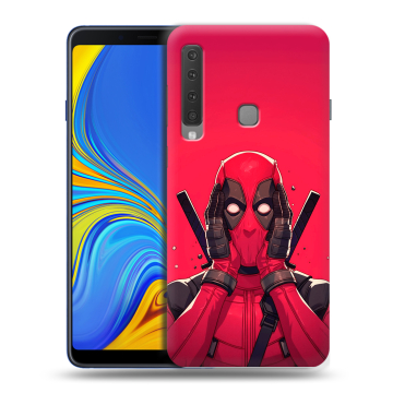 Пластиковый чехол на Samsung Galaxy A9 (2018) с принтом Дедпул Deadpool Пластиковый чехол на Samsung Galaxy A9 (2018) с принтом Дедпул Deadpool