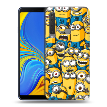 Пластиковый чехол на Samsung Galaxy A9 (2018) с принтом Миньоны Пластиковый чехол на Samsung Galaxy A9 (2018) с принтом Миньоны