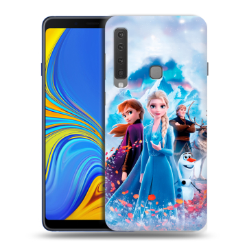 Пластиковый чехол на Samsung Galaxy A9 (2018) с принтом Холодное сердце Frozen Пластиковый чехол на Samsung Galaxy A9 (2018) с принтом Холодное сердце Frozen