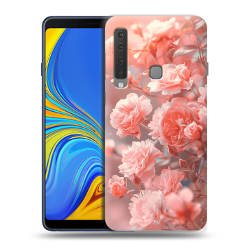 Пластиковый чехол на Samsung Galaxy A9 (2018) с принтом Розы цветы Пластиковый чехол на Samsung Galaxy A9 (2018) с принтом Розы цветы