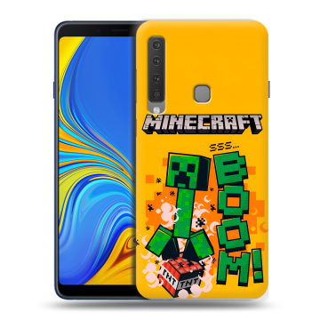 Пластиковый чехол на Samsung Galaxy A9 (2018) с принтом Майнкрафт Minecraft Пластиковый чехол на Samsung Galaxy A9 (2018) с принтом Майнкрафт Minecraft