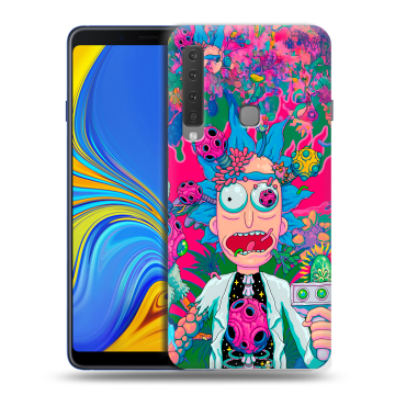 Пластиковый чехол на Samsung Galaxy A9 (2018) с принтом Рик и Морти Rick Morty Пластиковый чехол на Samsung Galaxy A9 (2018) с принтом Рик и Морти Rick Morty