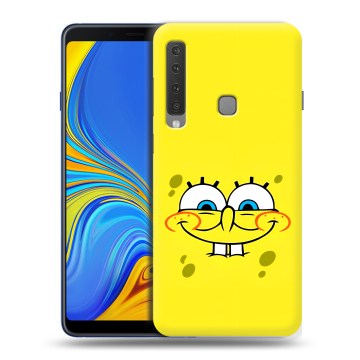 Пластиковый чехол на Samsung Galaxy A9 (2018) с принтом спанчбоб спанч боб