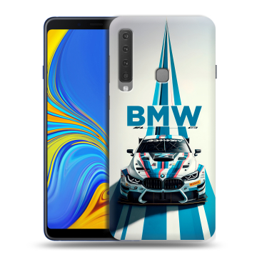 Пластиковый чехол на Samsung Galaxy A9 (2018) с принтом БМВ BMW Пластиковый чехол на Samsung Galaxy A9 (2018) с принтом БМВ BMW