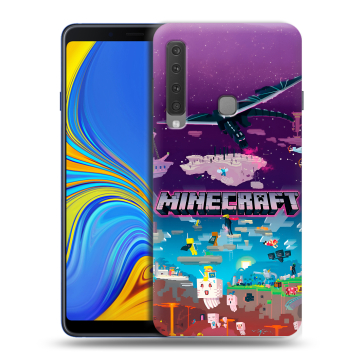 Пластиковый чехол на Samsung Galaxy A9 (2018) с принтом Майнкрафт Minecraft Пластиковый чехол на Samsung Galaxy A9 (2018) с принтом Майнкрафт Minecraft