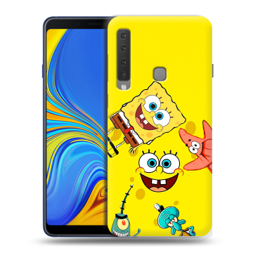 Пластиковый чехол на Samsung Galaxy A9 (2018) с принтом Спанч боб Спанчбоб Пластиковый чехол на Samsung Galaxy A9 (2018) с принтом Спанч боб Спанчбоб