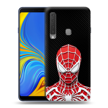 Пластиковый чехол на Samsung Galaxy A9 (2018) с принтом человек паук spiderman Пластиковый чехол на Samsung Galaxy A9 (2018) с принтом человек паук spiderman