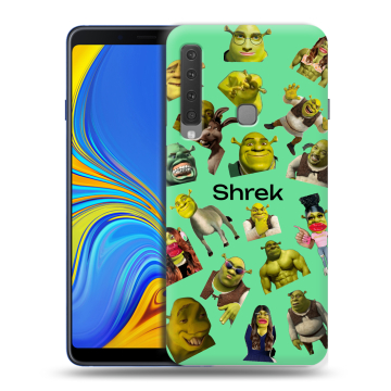 Пластиковый чехол на Samsung Galaxy A9 (2018) с принтом Шрек Shrek Пластиковый чехол на Samsung Galaxy A9 (2018) с принтом Шрек Shrek