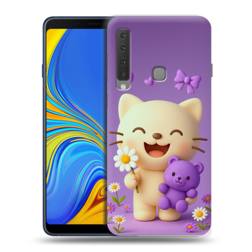 Пластиковый чехол на Samsung Galaxy A9 (2018) с принтом для девочек Пластиковый чехол на Samsung Galaxy A9 (2018) с принтом для девочек