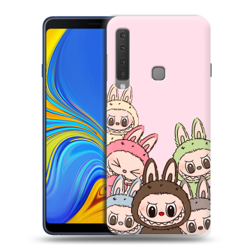 Пластиковый чехол на Samsung Galaxy A9 (2018) с принтом Лабубу Пластиковый чехол на Samsung Galaxy A9 (2018) с принтом Лабубу