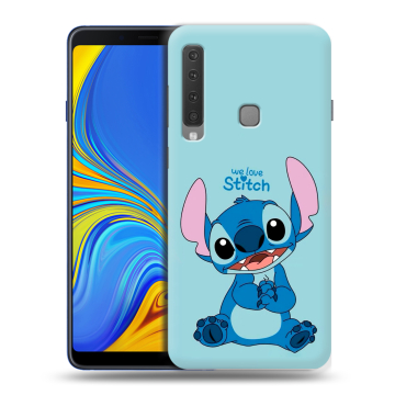 Пластиковый чехол на Samsung Galaxy A9 (2018) с принтом Лило и Стич