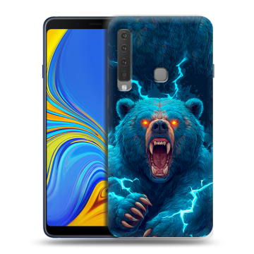 Пластиковый чехол на Samsung Galaxy A9 (2018) с принтом Медведь Пластиковый чехол на Samsung Galaxy A9 (2018) с принтом Медведь