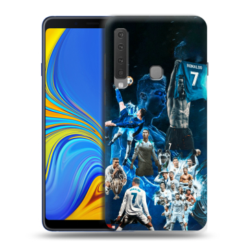 Пластиковый чехол на Samsung Galaxy A9 (2018) с принтом Реал Роналдо Пластиковый чехол на Samsung Galaxy A9 (2018) с принтом Реал Роналдо