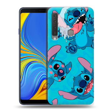 Пластиковый чехол на Samsung Galaxy A9 (2018) с принтом Лило и Стич