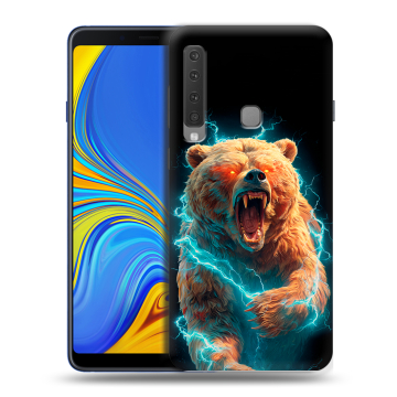 Пластиковый чехол на Samsung Galaxy A9 (2018) с принтом Медведь Пластиковый чехол на Samsung Galaxy A9 (2018) с принтом Медведь
