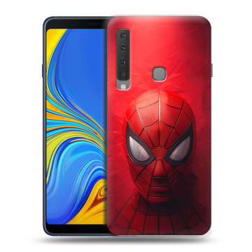 Пластиковый чехол на Samsung Galaxy A9 (2018) с принтом Spiderman Человек паук Пластиковый чехол на Samsung Galaxy A9 (2018) с принтом Spiderman Человек паук