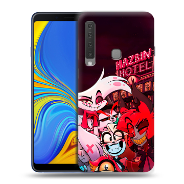Пластиковый чехол на Samsung Galaxy A9 (2018) с принтом Hazbin Hotel Отель Хазбин Пластиковый чехол на Samsung Galaxy A9 (2018) с принтом Hazbin Hotel Отель Хазбин