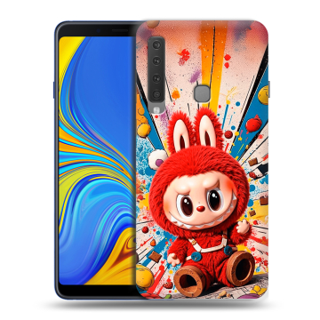 Пластиковый чехол на Samsung Galaxy A9 (2018) с принтом Labubu Лабубу Пластиковый чехол на Samsung Galaxy A9 (2018) с принтом Labubu Лабубу