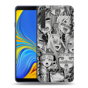 Пластиковый чехол на Samsung Galaxy A9 (2018) с принтом Ahegao Ахегао Аниме Пластиковый чехол на Samsung Galaxy A9 (2018) с принтом Ahegao Ахегао Аниме