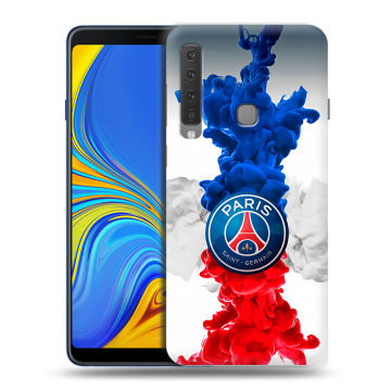 Пластиковый чехол на Samsung Galaxy A9 (2018) с принтом PSG ПСЖ Пластиковый чехол на Samsung Galaxy A9 (2018) с принтом PSG ПСЖ