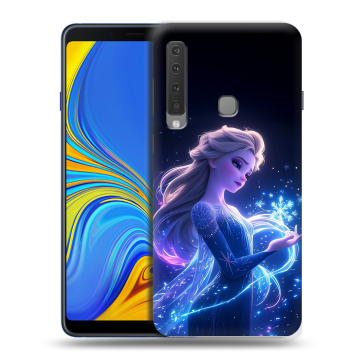 Пластиковый чехол на Samsung Galaxy A9 (2018) с принтом Холодное сердце Frozen Пластиковый чехол на Samsung Galaxy A9 (2018) с принтом Холодное сердце Frozen
