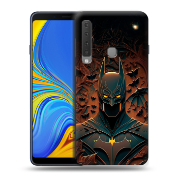 Пластиковый чехол на Samsung Galaxy A9 (2018) с принтом Batman Бэтмен Пластиковый чехол на Samsung Galaxy A9 (2018) с принтом Batman Бэтмен