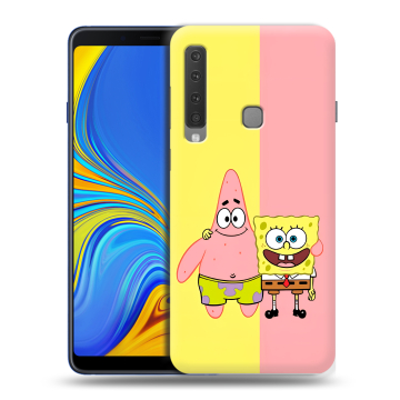 Пластиковый чехол на Samsung Galaxy A9 (2018) с принтом Спанч боб Спанчбоб Пластиковый чехол на Samsung Galaxy A9 (2018) с принтом Спанч боб Спанчбоб