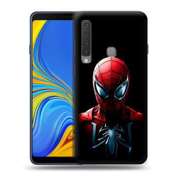 Пластиковый чехол на Samsung Galaxy A9 (2018) с принтом Spiderman Человек паук