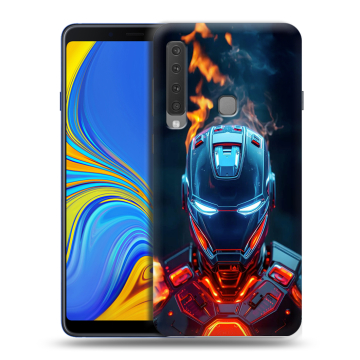 Пластиковый чехол на Samsung Galaxy A9 (2018) с принтом IronMan Железный человек Пластиковый чехол на Samsung Galaxy A9 (2018) с принтом IronMan Железный человек