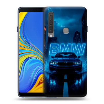 Пластиковый чехол на Samsung Galaxy A9 (2018) с принтом BMW БМВ Пластиковый чехол на Samsung Galaxy A9 (2018) с принтом BMW БМВ