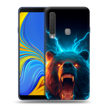 Пластиковый чехол на Samsung Galaxy A9 (2018) с принтом Медведь Пластиковый чехол на Samsung Galaxy A9 (2018) с принтом Медведь