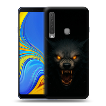Пластиковый чехол на Samsung Galaxy A9 (2018) с принтом Волк Пластиковый чехол на Samsung Galaxy A9 (2018) с принтом Волк