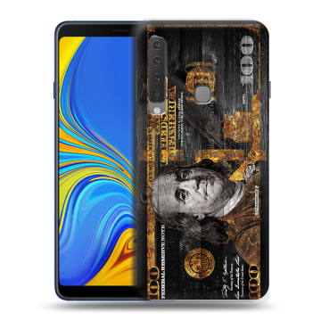 Пластиковый чехол на Samsung Galaxy A9 (2018) с принтом Доллар деньги Пластиковый чехол на Samsung Galaxy A9 (2018) с принтом Доллар деньги